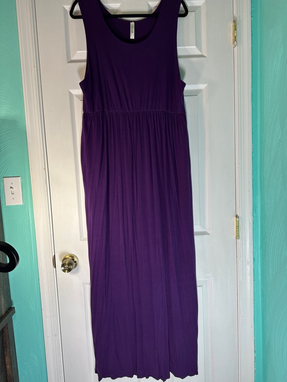 Sleeveless Purple Maxi Dress - Classic Everyday Maxi